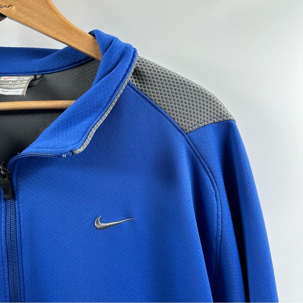 NikeFit Cobalt Blue & Grey Quarter Zip Pullover – Size XL - Picture 2 of 6